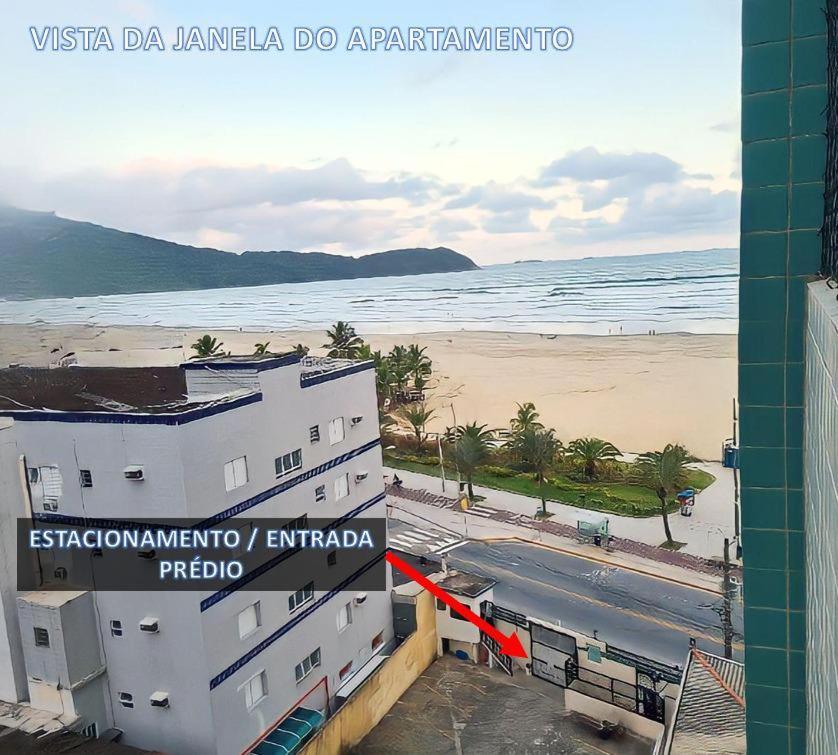 Kitnet Guilhermina Frente Feirinha E Mar Praia Grande  Exteriör bild